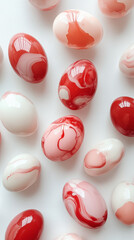 Red and Colored Easter Eggs: Vibrant and Traditional Designs for Festive Celebrations