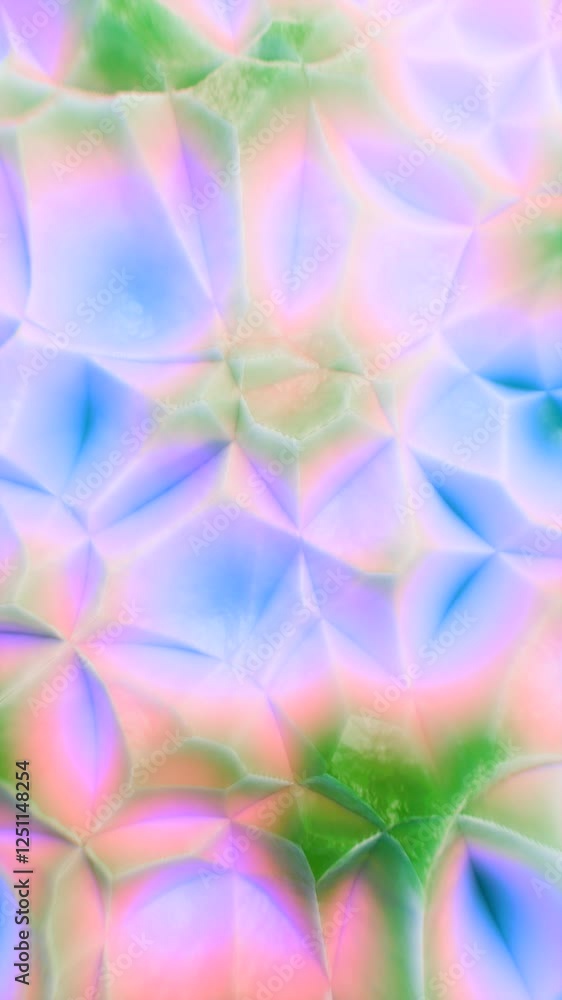 Poster background morphing creating abstract shapes