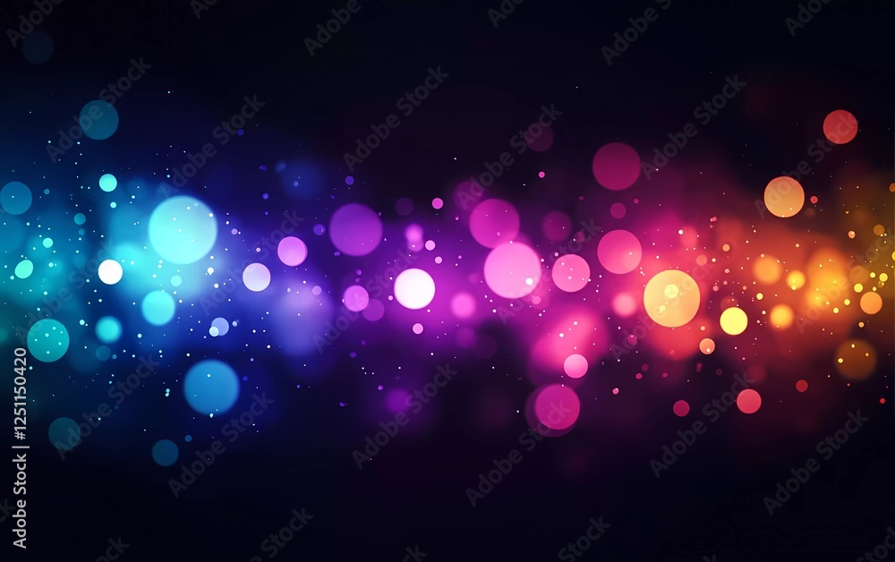 Poster blurred rainbow-colored background with a gradient, abstract vector illustration. vector blurred mul