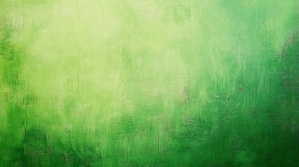 Abstract Green Textured Paint Background
