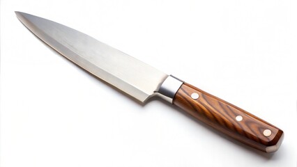 Knife on white background.