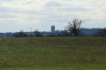 Wasserturm in der Stadt Rutesheim 