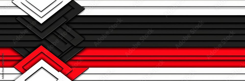 Aufkleber set of abstract gradient white gray, black, red square tile pattern minimal background