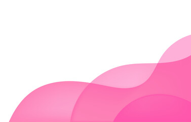 Abstract simple gradient pink background. flat pink gradation. wavy background