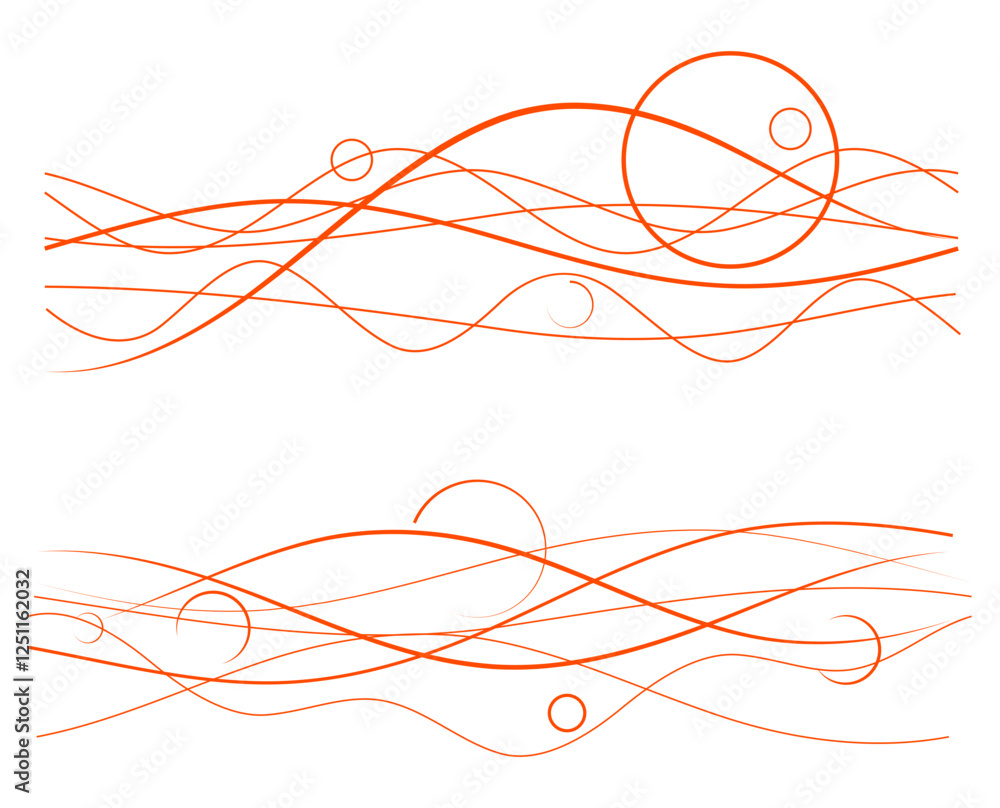 Poster abstract background with lines