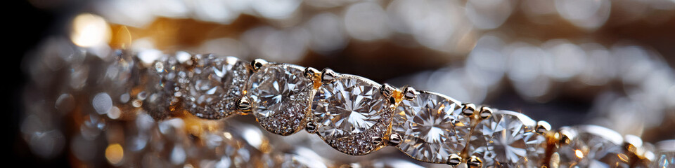 Gold Diamond Band with Accent Stones