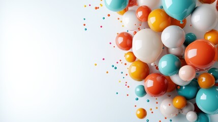 An aesthetically arranged collection of colorful marbles that offers a seamless blend of color and shape, perfect for modern design and artistic expressions.