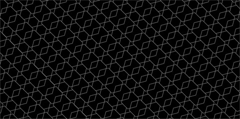 Abstract geometric black and white light background design.Seamless geometric vector pattern, packing design. luxury black pattern geometric mesh cell texture.  Surface polygon ..