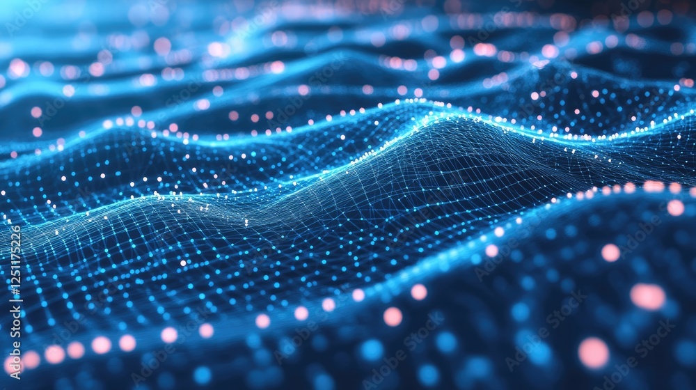 Poster digital representation of protein structures in bioinformatics research.