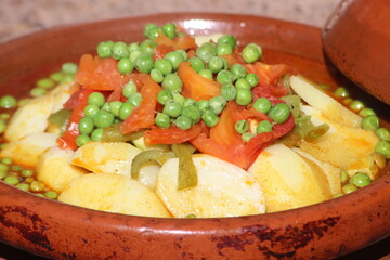 Fresh Moroccan Tajine with Vegetables