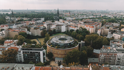 Obraz premium Berlin Skyline City Panorama famous landmark in Berlin, Germany, Europe.