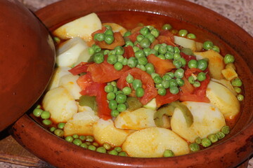 Fresh Moroccan Tajine with Vegetables