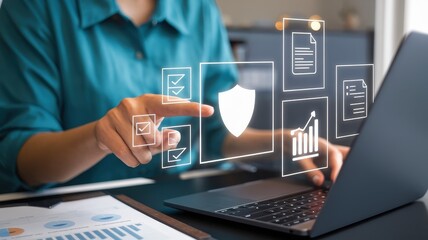 Cybersecurity, Data Protection and Digital Shield,  Safeguarding Online Information and Privacy