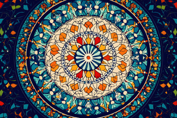 Islamic background for a mosque, a background for Ramadan. Social media posts .Muslim Holy Month Ramadan Kareem . The symbol of the Islamic religion is Ramadan and a blank space for the Arabi