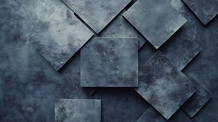 Abstract dark gray tiles
