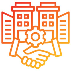 Obraz premium Merger Icon