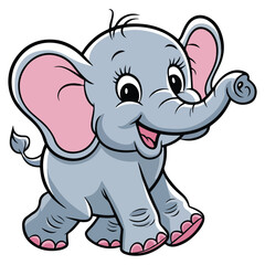 Baby Elephant cute carton