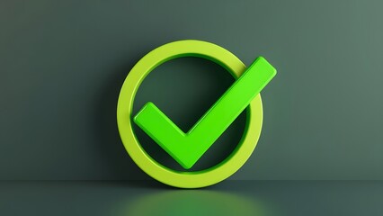 green check mark