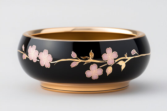 P A striking Kyo ware incense burner adorned
