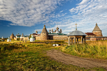 Solovki, Russia. Solovetsky Monastery. Nature of Solovetsky Islands. Travel and tourism....
