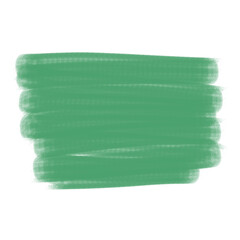 green paint brush