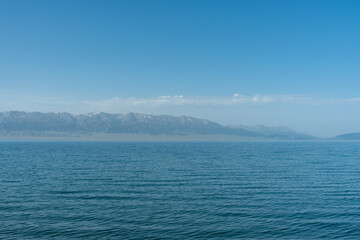 Bortala Sailimu Lake Scenic Area, Xinjiang Uygur Autonomous Region, China
