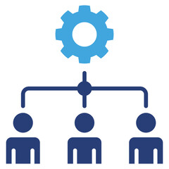 Teamwork icon sheet multiple style collection