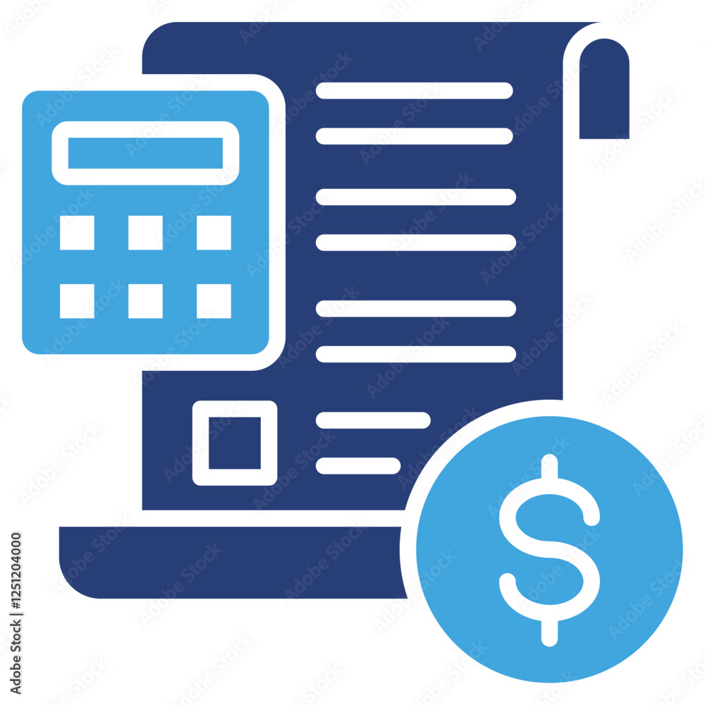 Poster Budget icon sheet multiple style collection