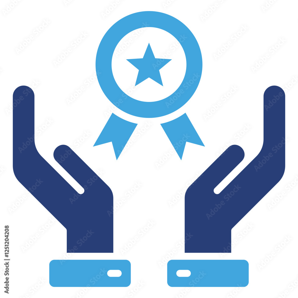 Poster achievement icon sheet multiple style collection