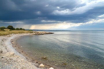 Fototapeta premium Storm clouds on the horizon.