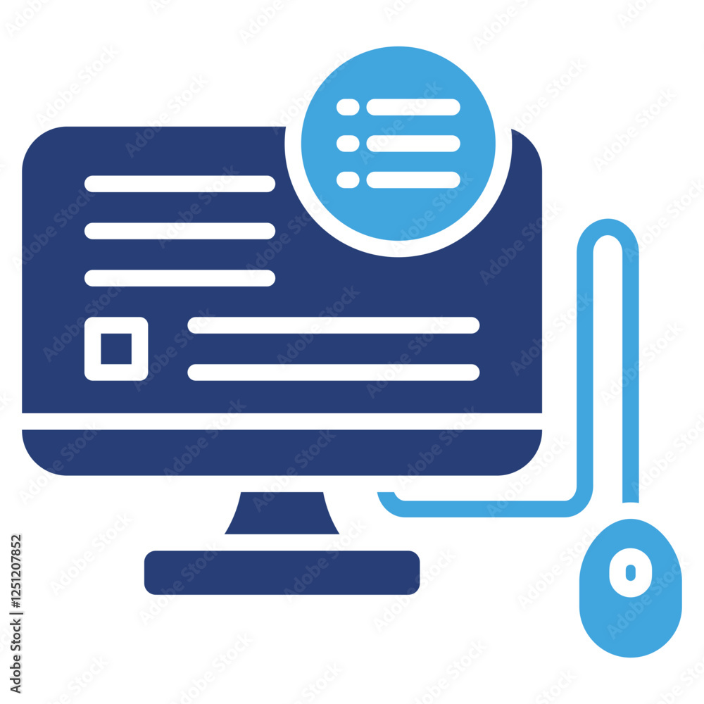 Poster monitoring icon