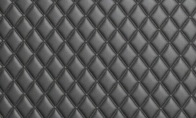 Elegant black quilted texture background