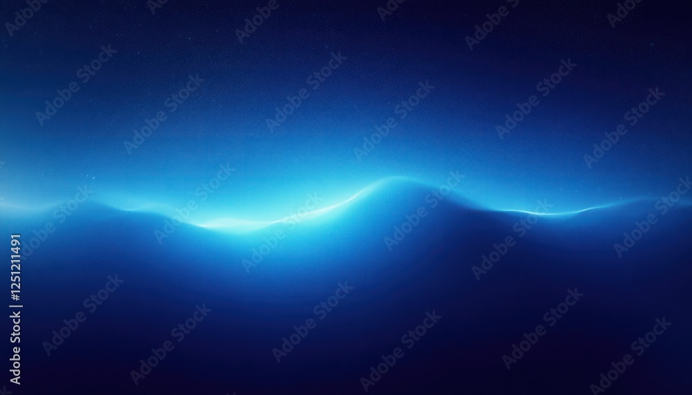 Poster deep blue gradient background with smooth grainy texture for artistic digital designs
