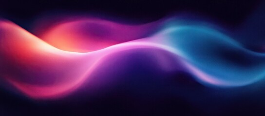 Obraz premium Abstract Background with Glowing Purple and Blue Gradient in Dark Atmosphere