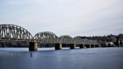 The Fetsund Railway Bridge is a historic bridge crossing the Glomma River in Lillestrøm, Norway. Originally built as a wooden bridge in 1860 for the Kongsvinger Line, it was replaced in 1919 by a stee