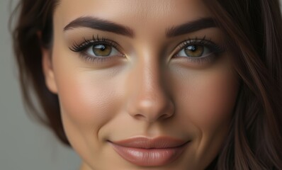 Close-up of a smiling young woman