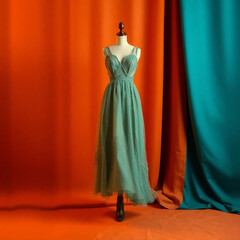 A dress is a garment worn by women or girls, typically consisting of a bodice and skirt, designed for various occasions. It can be casual, formal, or elegant, offering versatility and style.