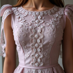 A dress is a garment worn by women or girls, typically consisting of a bodice and skirt, designed for various occasions. It can be casual, formal, or elegant, offering versatility and style.