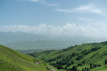 Bortala Sailimu Lake Scenic Area, Xinjiang Uygur Autonomous Region, China