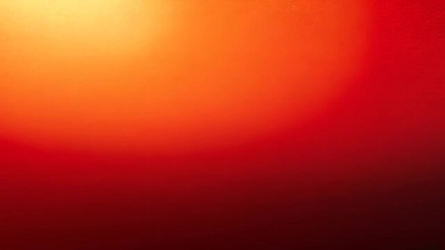 Abstract smooth orange red dark gradient background with noise. Abstract blurred grainy gradient banner background texture. Sunset color poster header banner video.