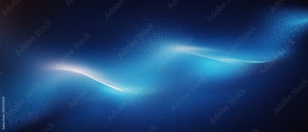 Poster blue gradient abstract background soft ambient lighting minimalist design