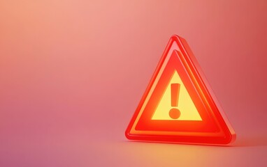 red warning triangle sign