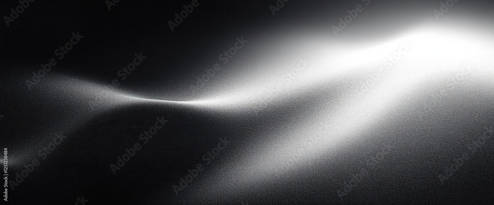 Poster abstract monochrome gradient background with soft lighting and gentle curves in teal orange white bl