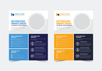 Creative Business Flyer Template | CMYK | US Letter | Print Ready | 0.125 Bleed