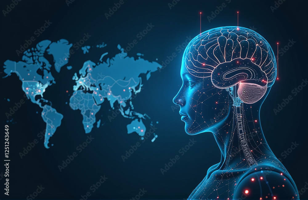 Poster artificial intelligence, machine learning, and digital transformation are used in various forms to a