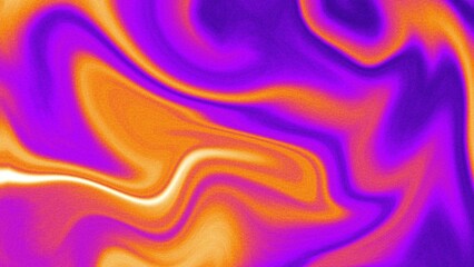 Orange purple marble liquid abstract background
