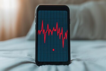 health risks lifestyle factors. Interactive mobile app displaying a dynamic health risk score based on real-time lifestyle data, self-care tools, risk management