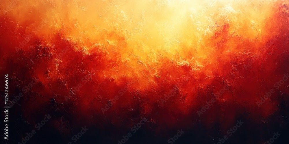 Poster warm orange metallic textured gradient abstract background with light and shadow