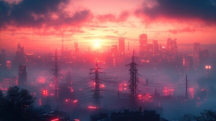 High-tech power grid interface with energy consumption analysis data and price graphs showcasing market trends and efficiency management