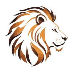 Fototapeta premium Lion Vector Art Animal Modern Urban Graphic Illustration